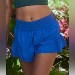 fp movement royal blue get your flirt on shorts